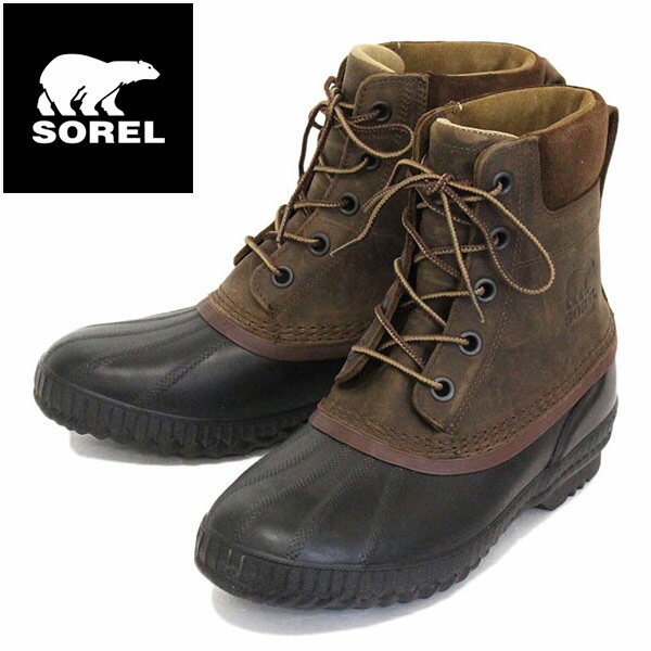 正規取扱店 SOREL (ソレル) NM2575 CHEYANNE II シャイアンII メンズ レインブーツ 防水 259 TOBACCO BLACK SRL052