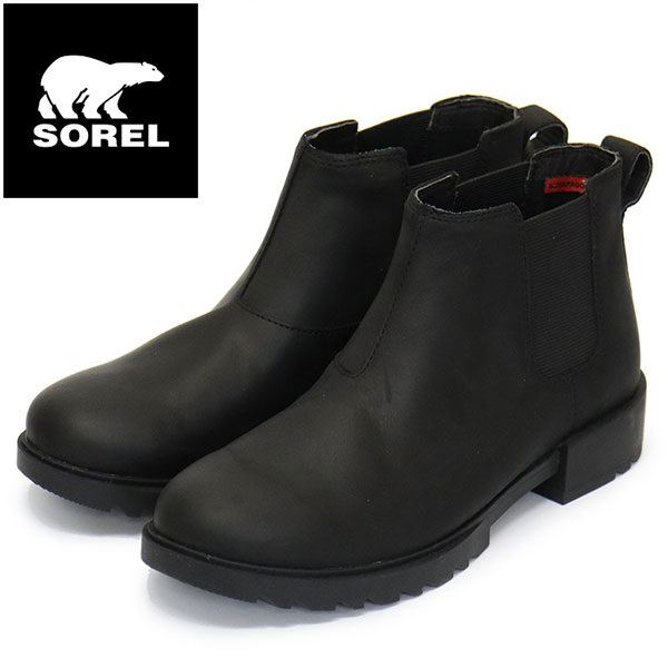 K戵X SOREL (\) NL4324 EMELIE II CHELSEA WP G~[2`FV[EH[^[v[t fB[X h 010 BLACK SRL073