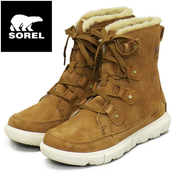 正規取扱店 SOREL (ソレル) WMS NL5031 エクスプローラー ネクスト ジョアン ウォータープルーフ レディースブーツ 242 VELET TAN FAWM SRL107