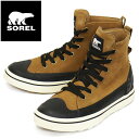 正規取扱店 SOREL (ソレル) NM4986 シャイアン メトロ ツー スニーク ウォータープルーフ メンズ ブーツスニーカー 242 VELVET TAN BLACK SRL117