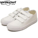 正規取扱店 spring court (スプリングコート) G2SV-V1 G2 Velcro Canvas (ベロクロキャンバス) レディース スニーカー WHITE (ホワイト) SPC002