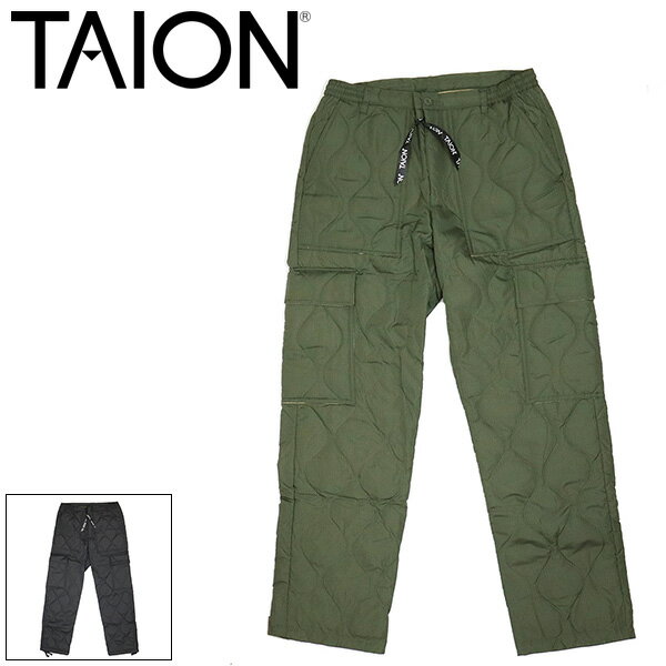 正規取扱店 TAION (タイオン) 132ML-1 MILITARY CARGO DOWN PANTS ミリタリー カーゴダウンパンツ TA017 全2色