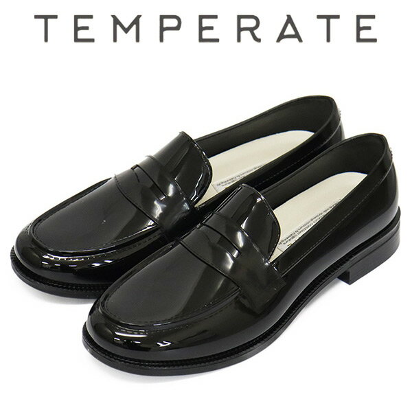 正規取扱店 TEMPERATE (テンパレイト) LLOYD レインローファー レインシューズ BLACK TMP005