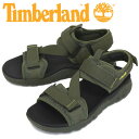 正規取扱店 Timberland (ティンバーランド) A23KH RIPCORD 2STRAP SANDAL リップコード 2ストラップ サンダル Dark Green Mesh TB154