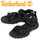 正規取扱店 Timberland (ティンバーランド) A2E4G GARRISON TRAIL SANDAL ギャリソントレイル ウェビングストラップサンダル Black Out TB411