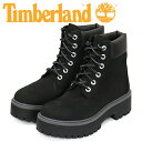 正規取扱店 Timberland (ティンバーランド) A5RH5 HRTG PLTFRM 6IN WP 6インチプレミアムウォータープルーフ プラットフォーム ブーツ レディース Black TB473