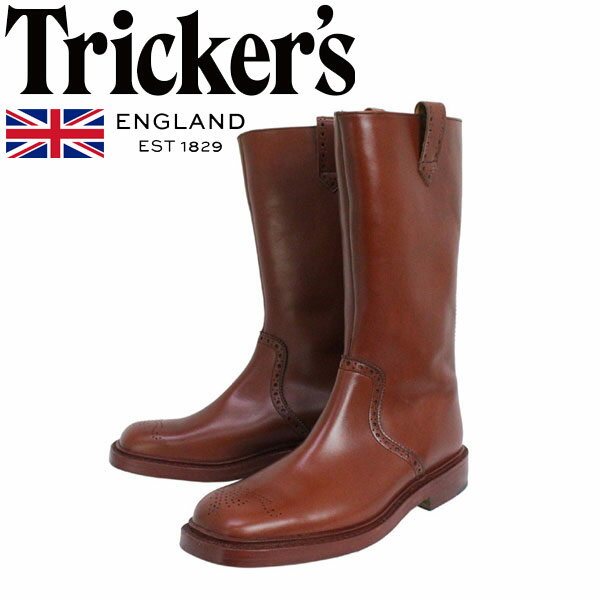 正規取扱店 Tricker's トリッカーズ 6672M COUNTRY HIGH WEG BROGUN(カントリーハイウェッジブローグ) マロンアンティーク TK008