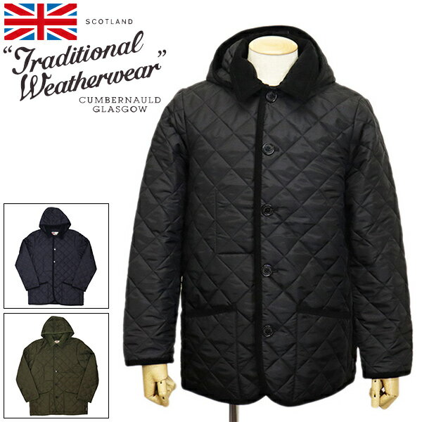 正規取扱店 Traditional Weatherwear (トラディショナルウェザーウェア) G222APQCO0276AA WAVERLY TWW HOOD メンズキルティングフード付きジャケット 全3色 TW004