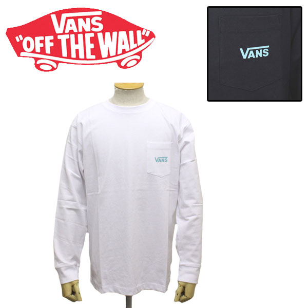 sale セール 正規取扱店 VANS (ヴァンズ バンズ) 121R1020600 Standard L/S tee スタンダード ロングスリーブ Tシャツ 全2色 VN345