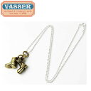 正規取扱店 VASSER(バッサー) Biker Boot Cracker Pendant Brass w/Ball Chain(バイカーブーツクラッカーペンダントブラス)