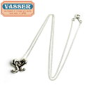 K戵X VASSERiobT[j Kissing Heart Pendant Silver(LbVOn[gy_gVo[)w/Chain 40cm