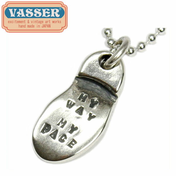 K戵X VASSER(obT[)Soul Words Pendant Silver(\E[Yy_gVo[) w/Chain [MY WAY MY PACE]