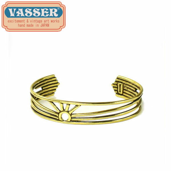 正規取扱店 VASSER（バッサー）Rising Sun Bangle Brass(ライジングサンバングル ブラス)