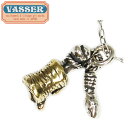 K戵X VASSERiobT[jMighty Hunter Pendant Silver~Brass(}CeB[n^[y_gVo[~uX) w/Chain