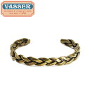 K戵X VASSER(obT[)Vintage Woven Bangle Brass(Be[WE[uoOuX)