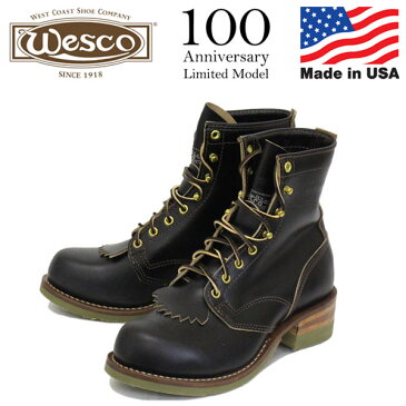 正規取扱店 限定 WESCO (ウエスコ) 100th Anniversary Model 38RT Horsehide Jobmaster ホースハイド ジョブマスター ブーツ BLACK JM60