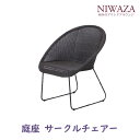 【9月限定★エントリーで全商品ポイント10倍!!】庭座 サークルチェアタカショー製ガーデンファニチャー 人口ラタン ガーデンチェア 347018 ガーデニングチェア