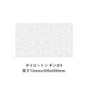 ロックウール吸音材 天井板 ダイロートン ギンガ4厚さ12mmx300mmx600mm(18枚入)TK4401-S 消臭機能付き天井吸音材