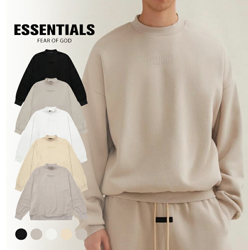 楽天ThrivingTripod「期間限定セール」【2025年人気商品】ESSENTIALS エッセンシャルズ 人気セーター オーバーサイズ sweater クルーネック おしゃれ 柔らかい 長袖トップス 秋 暖かい カジュアル カップル プルオーバー 通勤 2カラー