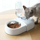 自動給水器 猫 犬 ペット用 給水器 自動 水飲み器 みずのみ器 ペットボトル 水入れ 餌入れ エサ入れ お皿 ボウル おしゃれ かわいい コンパクト 食べやすい 早食い防止 滑り止め 子猫 小型犬 ねこ いぬ イヌ ネコ 動物 ペット用品 白 ピンク ブルー