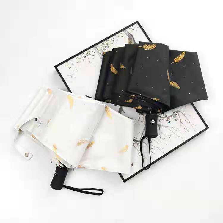 全店2点5%OFF【送料無料】遮熱効果 三つ折 梅雨対策 遮熱 遮光 自動開閉 ワンタッチ おしゃれ UVカット 軽量 兼用 晴雨 日傘 雨傘 折りたたみ傘 傘