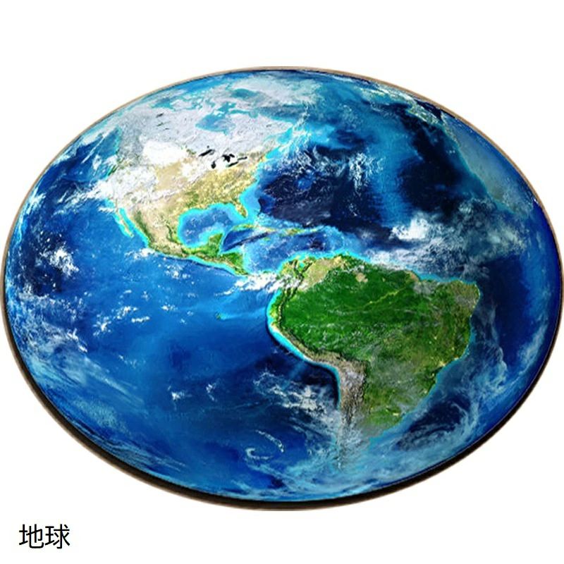 全店2点5%OFF送料無料 ラグマット カーペット 円形 丸型 ラグ マット ラウンド 地球 月 火星 宇宙 銀河 直径80cm 絨毯 インテリア雑貨 インテリア小物 リビング 玄関 子ども部屋 寝室 おしゃれ かわいい カジュアル 個性的 青 白 赤 黒