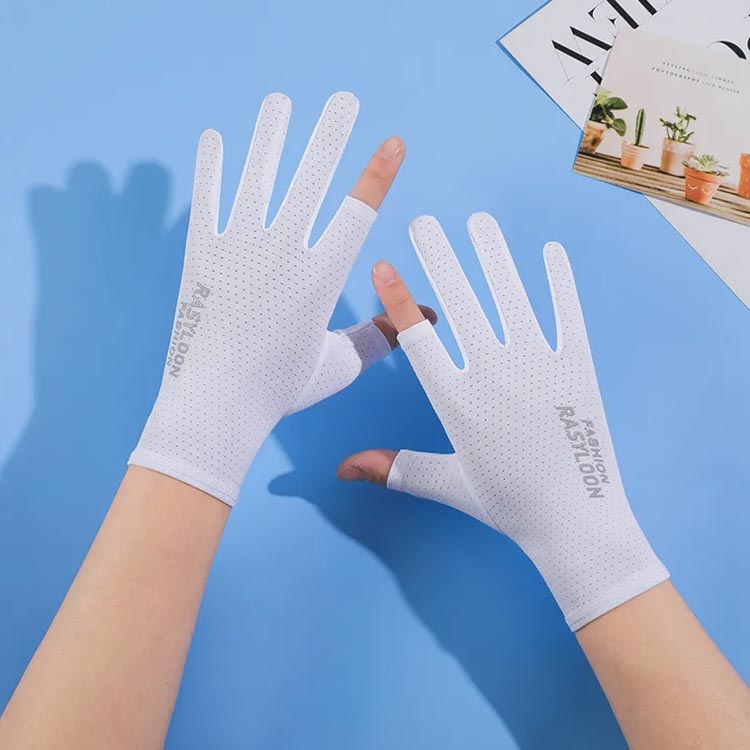 全店2点5%OFF【送料無料】指なし ショート UVカット レディース 手袋 日焼け防止 冷感 指切り UPF50+ 日焼け対策 UVカット 紫外線対策 UV対策 手袋 手