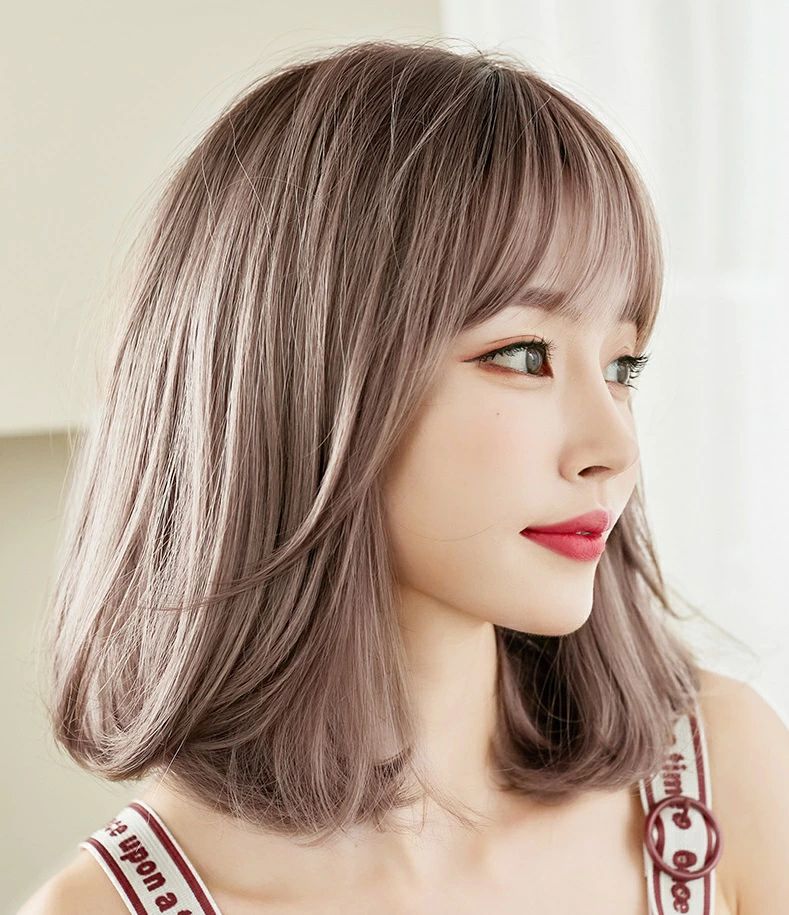 全店2点5%OFF送料無料 フルウィッグ かつら 全頭かつら ヘアネット付き キャップネット付き ヘアウィッグ ミディアム 前髪あり ストレート レディース 女性 ヘアアクセサリー ナチュラル おしゃれ かわいい ガーリー イメチェン イメージチェンジ 茶髪 黒 こげ茶