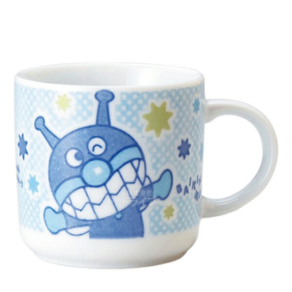 アンパンマン 磁器 染付マグ アンパンマン ドキンちゃん ばいきんまん