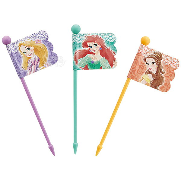 ディズニー プリンセス ランチピックス 9本入 LKP4 メール便対応品 568831のサムネイル