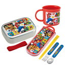 スーパーマリオ 抗菌 アルミお弁当箱 370ml トリオ コップセット(3)