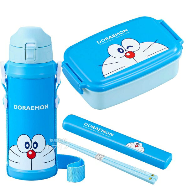 Other - ドラえもん 角型お弁当箱 500ml 箸＆箸箱 水筒 600ml セット