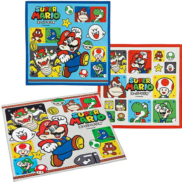 スーパーマリオ ランチクロス お買得3絵柄組 セット ネコポス対応品