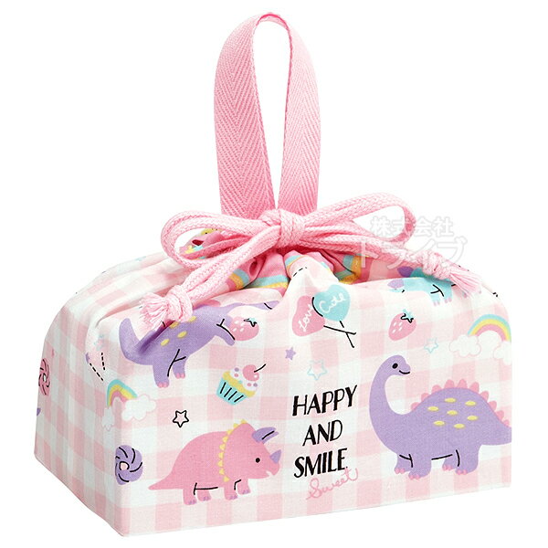 ハッピー＆スマイル レインボー ランチ巾着 KB7 ネコポス対応品 645136