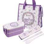 クロミ フラワーリース 抗菌 箸付お弁当箱 2段 コンビ 不織布 保冷バッグ セット