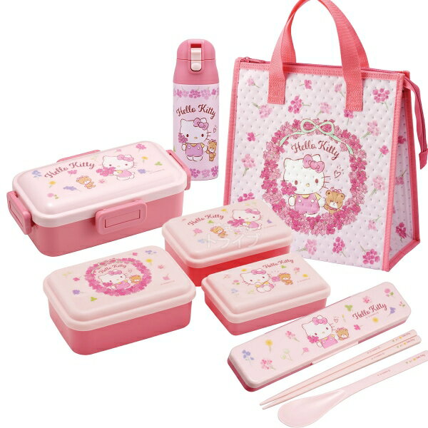 楽天市場】キティちゃん お弁当箱 5点セットの通販