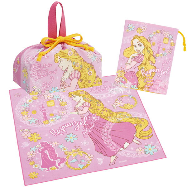 塔の上のラプンツェル コップ袋 巾着袋 ランチクロス 布もの 3点セット ネコポス対応品