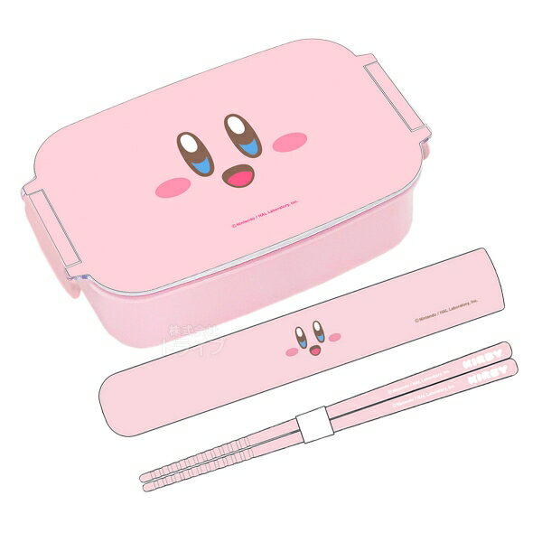 星のカービィ 角型お弁当箱 500ml 箸＆箸箱 セット