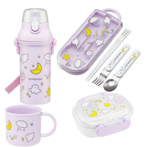 Other - シナぷしゅ お買得4点セット 抗菌 お弁当箱 中子付 270ml トリオ コップ プラ水筒