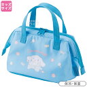 【7月中旬入荷予定】シナモロール シナモン ビッグリボン 子供用 がま口型 ランチバッグ 保温 保冷 対応 KGA0 ネコポス対応品 686849(3)