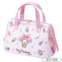 マイメロディ 水彩コスメ がま口型 ランチバッグ 保温 保冷 対応 KGA1 ネコポス対応品 688171(3)