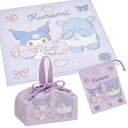 クロミ ビッグリボン コップ袋 巾着袋 ランチクロス 布もの 3点セット ネコポス対応品