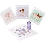 クロミ ビッグリボン 抗菌ケース付 おしぼり おしぼりタオル 3絵柄組 2点セット