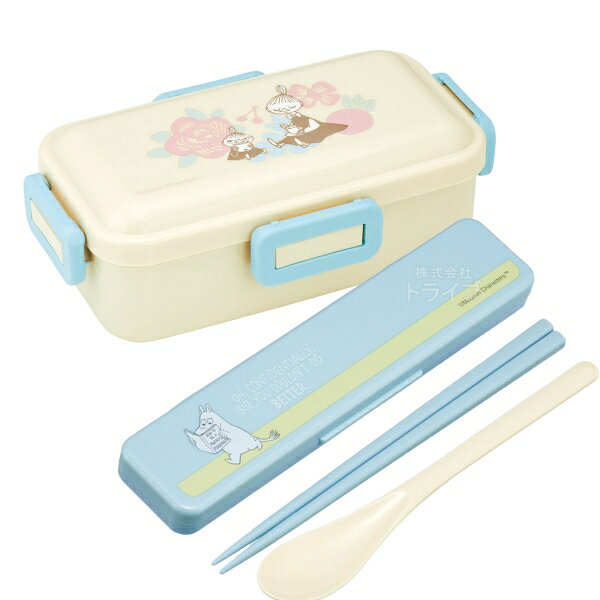 ムーミンのお弁当箱セットです。4点ロックのお弁当箱は、しっかりフタが出来るので汁漏れも安心◎単品で買うよりもお買得なセットをこの機会に是非どうぞ！セット内容お弁当箱×1コンビ×1合計 2 点仕様〔4点ロックお弁当箱〕食洗機対応フタを外して電子レンジ対応仕切付日本製抗菌約18.6×10.8×6.2cm容量＝530ml〔音の鳴らないコンビセット〕抗菌・食洗機対応日本製約18.8×4.7×1.8cm箸・スプーン＝18cmシリーズムーミンメーカースケーターJAN49733076934654973307693458キーワードお弁当箱 一段 レンジ対応 小学校 中学校 高校 大人 箸 スプーン ケース セット 大人 キャラクター 携帯用 北欧 フィンランド 絵本 ムーミントロール リトルミィ スナフキンメーカー希望小売価格はメーカーカタログに基づいて掲載しています　