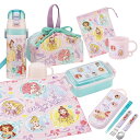 ディズニー プリンセス 25 お買得7点セット 抗菌 お弁当箱 角型 450ml トリオ コップ コップ袋 2WAY水筒 巾着 ランチクロス