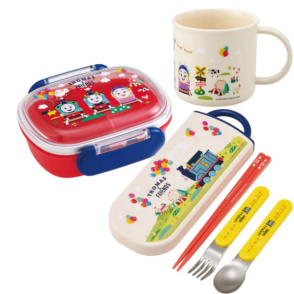 Plastic - トーマス ＆フレンズ 抗菌 お弁当箱 中子付 270ml トリオ コップセット