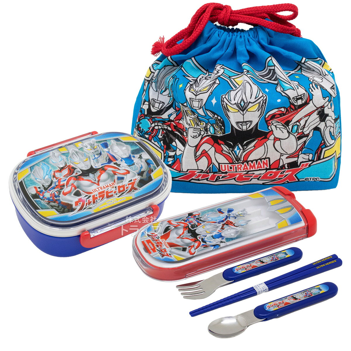 ウルトラマン アーク 小判型お弁当箱 360ml トリオ 巾着セット