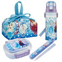 アナと雪の女王 25 お買得4点セット 抗菌 お弁当箱 中子付 360ml 箸&箸箱 巾着 水筒