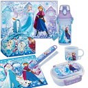 アナと雪の女王 25 お買得7点セット 抗菌 お弁当箱 中子付 360ml 箸&箸箱 コップ プラ水筒 巾着 レジャーシート ランチクロス