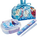 【5月下旬入荷予定】アナと雪の女王 25 抗菌 お弁当箱 中子付 360ml 箸&箸箱 巾着セット(3)